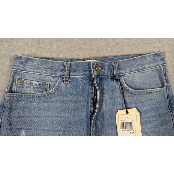 CURRENT/ELLIOTT Women Shorts Size 28 NWT Escapade Mid Rise Cutoffs Raw Hem Light - Picture 2 of 14
